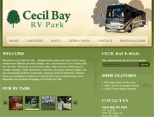 Tablet Screenshot of cecilbayrv.com